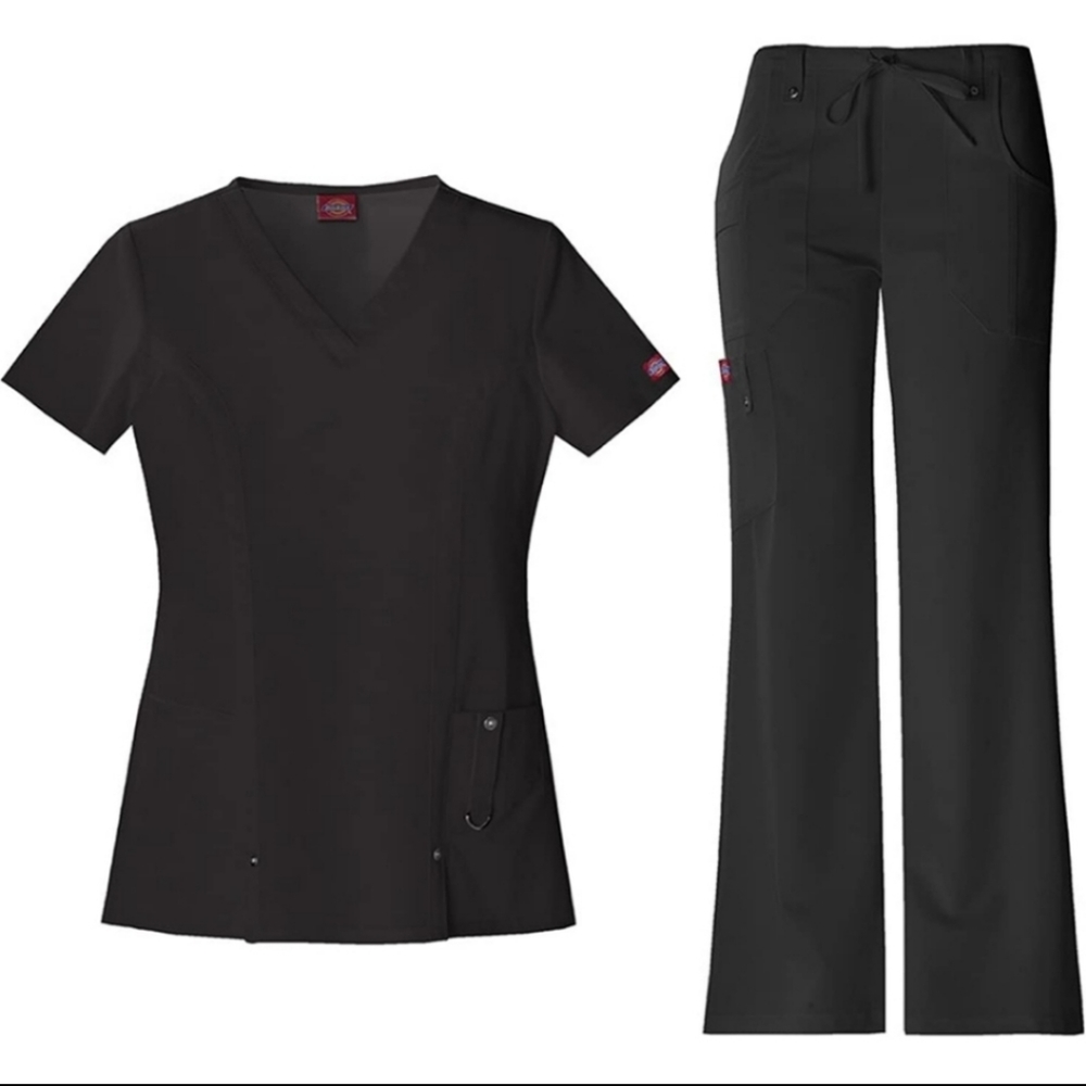 Dickies Xtreme stretch scrub top and bottoms